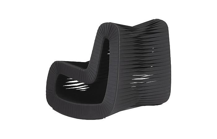 Seat Belt Rocking Chair, Black/Black