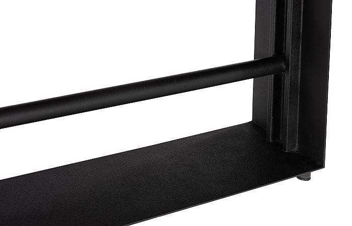 Iron Frame Bar Table, Natural