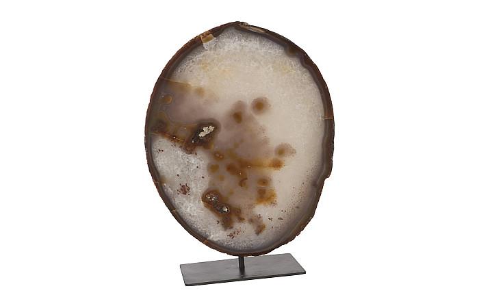 Worked Agate with Base, LG, Assorted