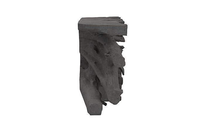 Beau Cast Root Console Table, Charcoal Stone