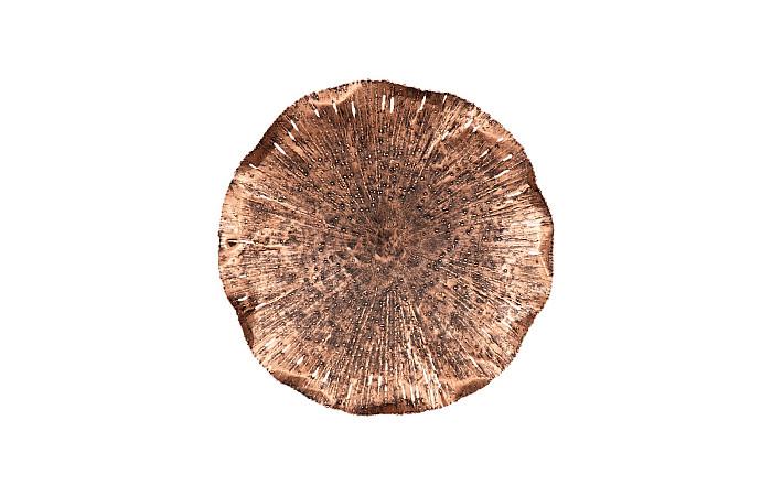 Lotus Wall Art, Copper/Black, MD