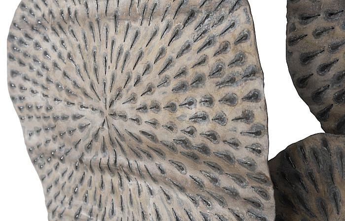 Metal Lotus Wall Art, Old White