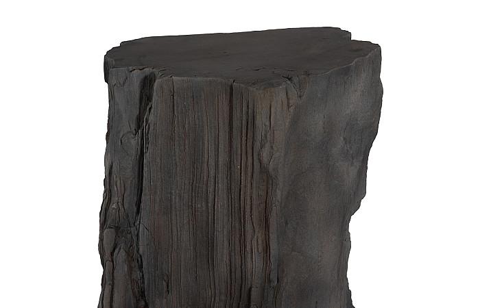 Stratified Cast Stone Pedestal, Painted Slate
