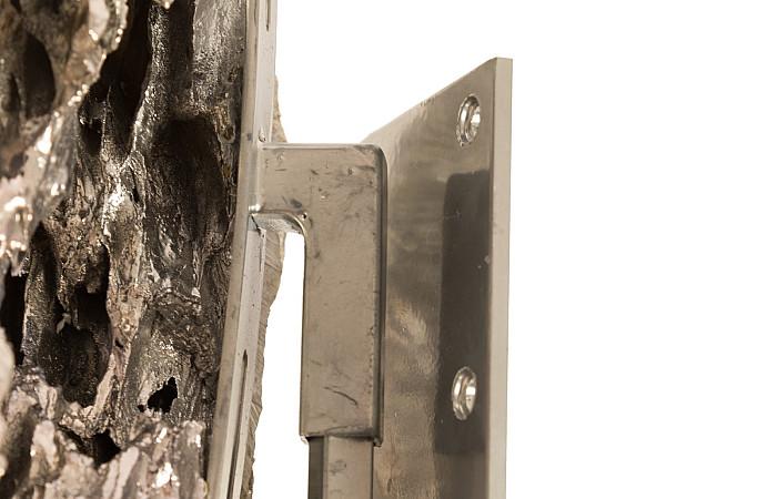 Stalagmite Wall Art Chrome, Set of 3, Assorted Size and Shape