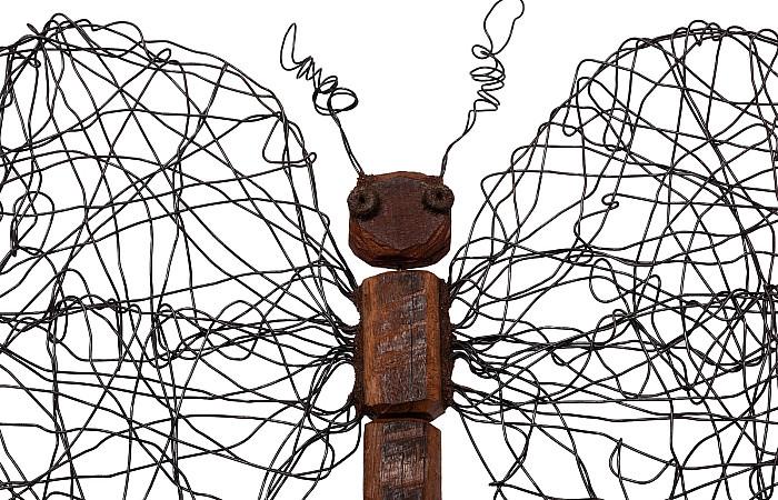 Wire Wing Butterfly Wall Art, MD