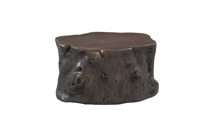 Log Coffee Table, Bronze