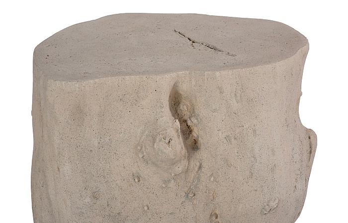 Log Stool, Roman Stone, LG