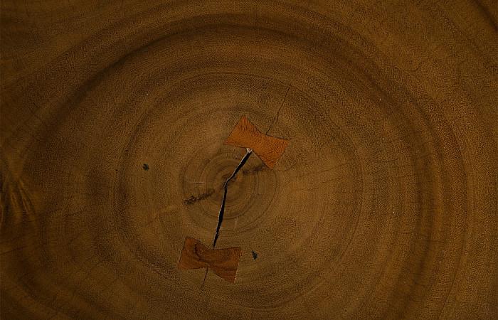 Smoothed Bar Table, Natural, Round