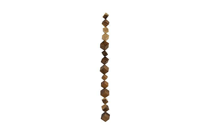 Dice Wall Art, Chamcha Wood, Natural