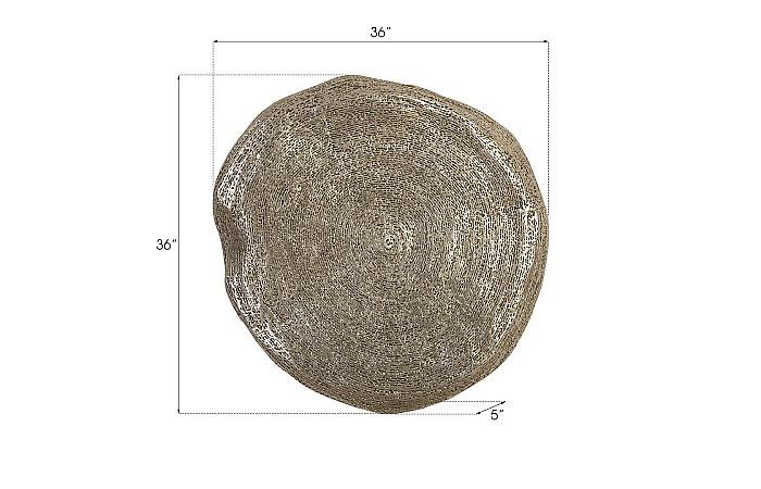 Triple Weld Wall Art, Resin, Silver Leaf