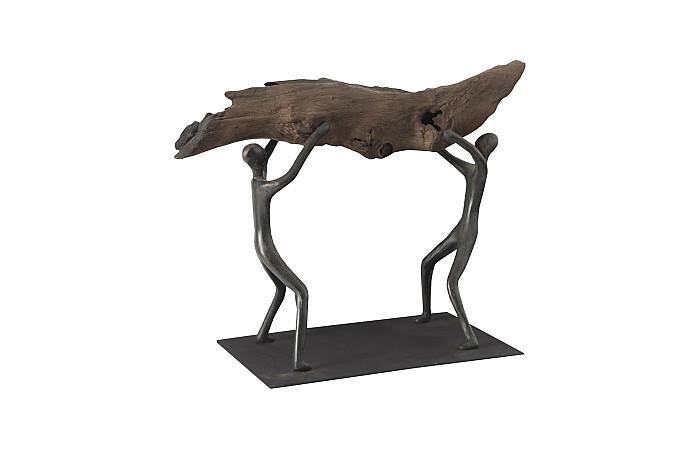 Atlas Tabletop Sculpture, Freeform High Lift, With Base