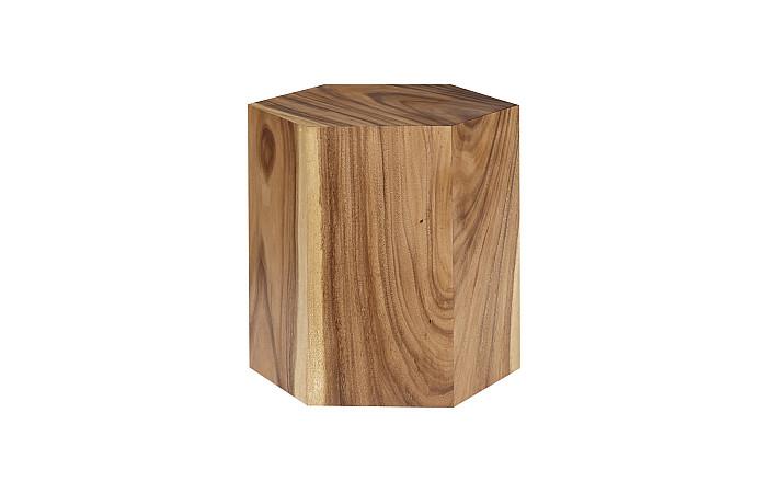 Honeycomb Side Table, Chamcha Wood, MD