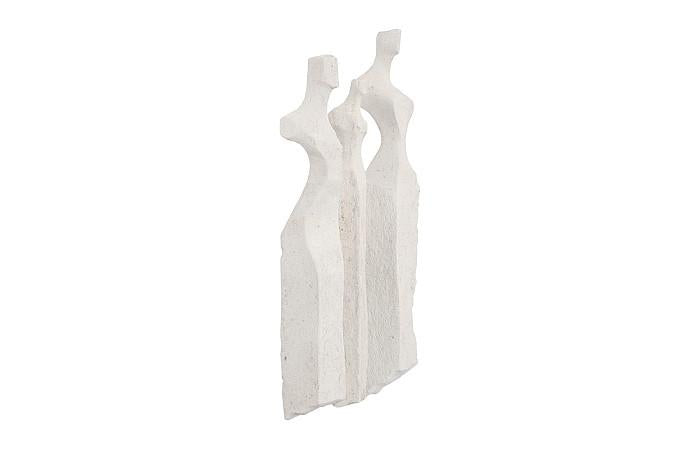Cast Women Wall Art, Set of 3, Small, Roman Stone