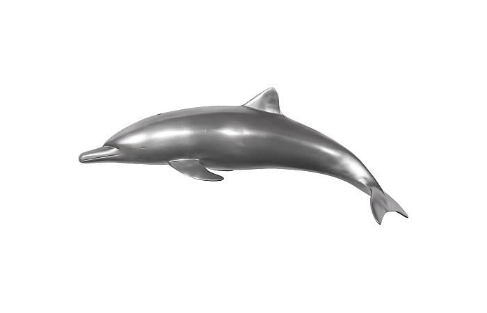 Dolphin, Polished Aluminum