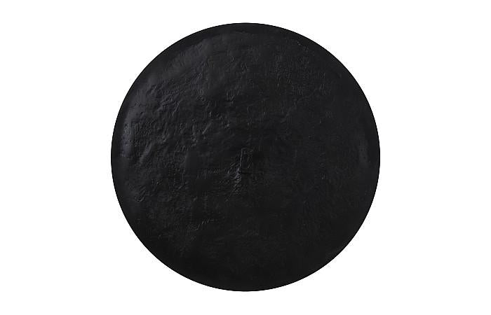 Ripple Wall Disc, Set of 4, Resin, LG, Polished Aluminum