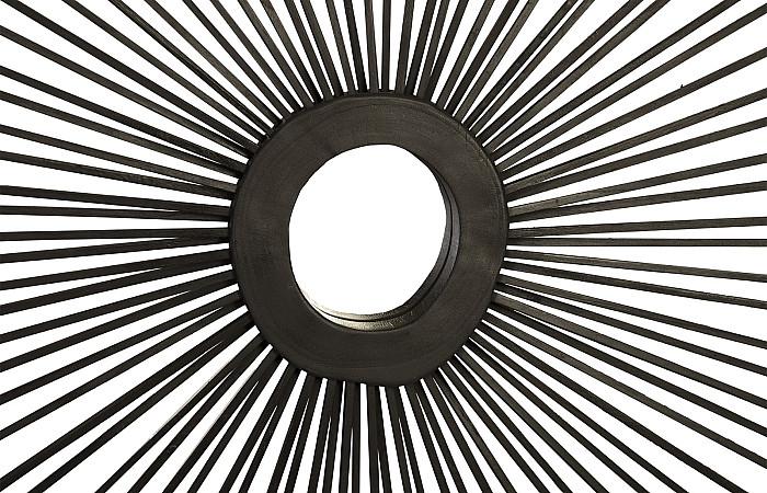 Spoke Mirror, Burnt, Ovoid