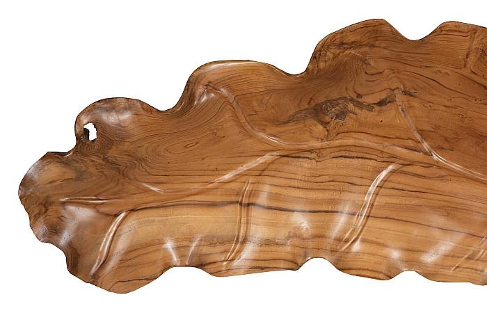 Leaf Bowl, Teak Wood , Natural Finish