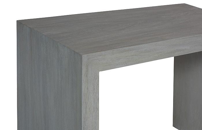 Waterfall Console Table, Weathered Gray