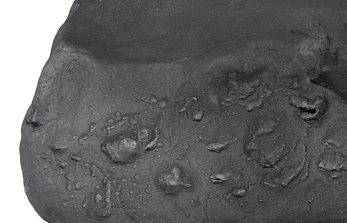 Cast Boulder Coffee Table, Charcoal Stone, Large