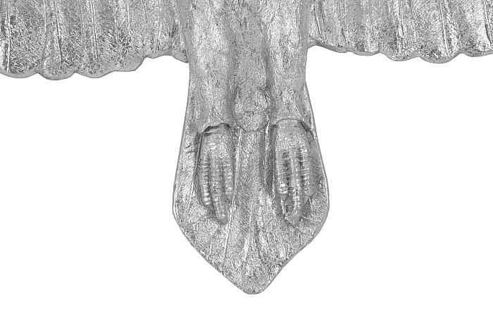 Soaring Eagle Wall Art, Resin, Silver Leaf, SM