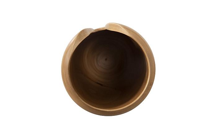 Interval Wood Vase, Natural, Medium