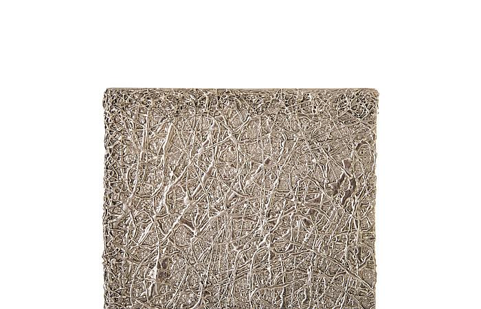 String Theory Pedestal, Silver Leaf, LG