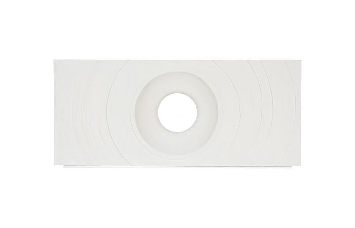 Void Console Table, White Stone