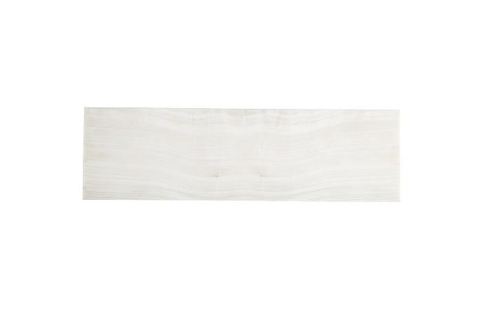 Onyx Console Table, Clear White