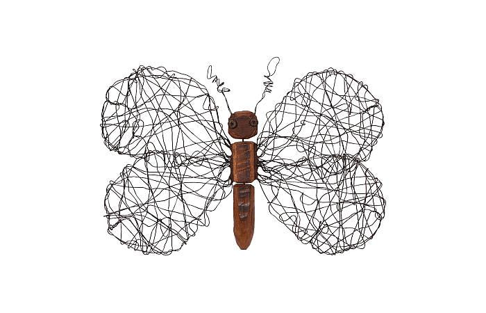 Wire Wing Butterfly Wall Art, MD