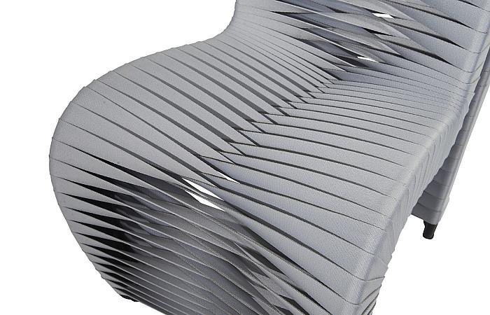 Seat Belt Dining Chair, Gray/Gray