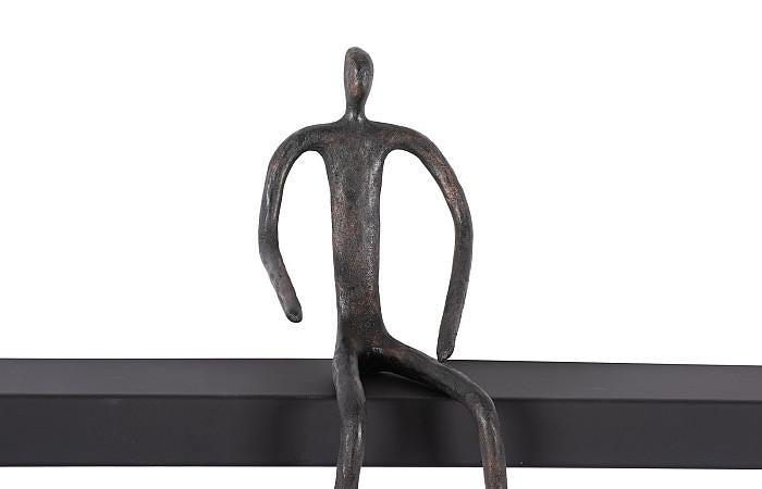 Moveable Man on Shelf, Sitting, B