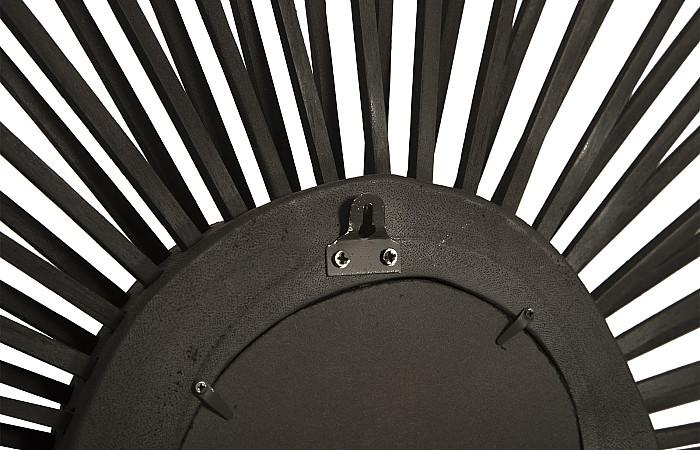 Spoke Mirror, Burnt, Round