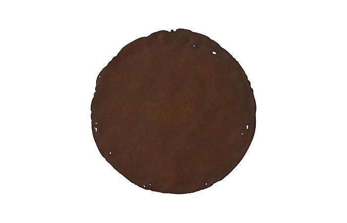 Cast Oil Drum Wall Discs, Resin, Rust Finish, Set of 4