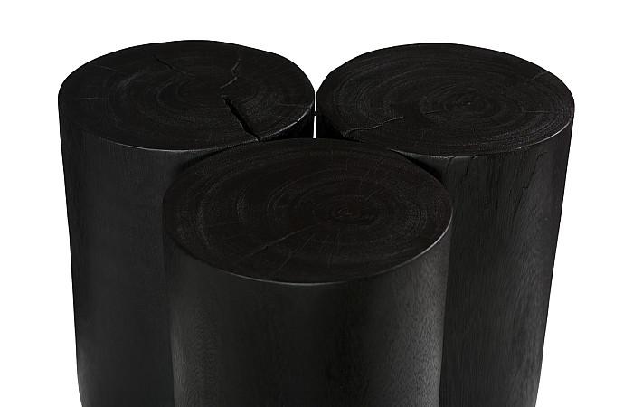 Triflora Side Table, Black, Small