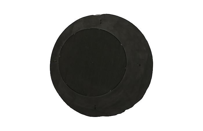 Mercury Mirror, Black, Silver Leaf