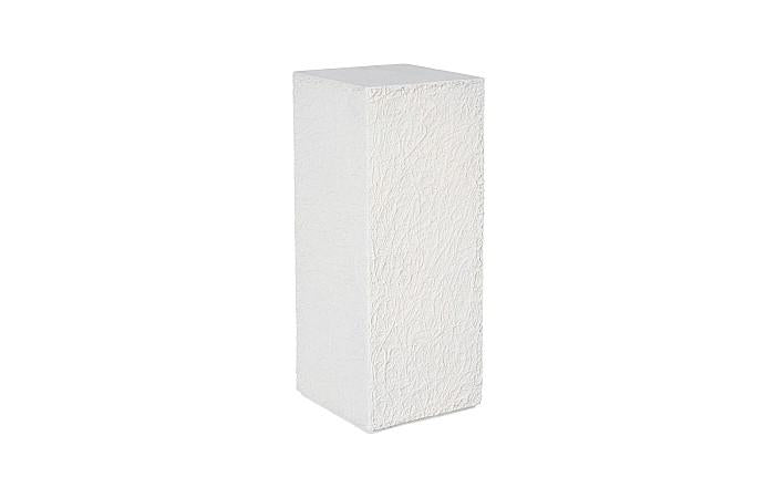 String Theory Pedestal, White Stone, Medium