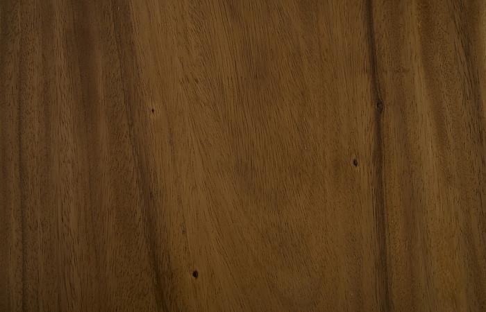 Ladder Bar Stool, Suar Wood, Natural/Brass Finish