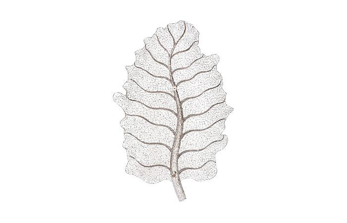 Metallurgy Leaf Wall Art, Stainless Steel