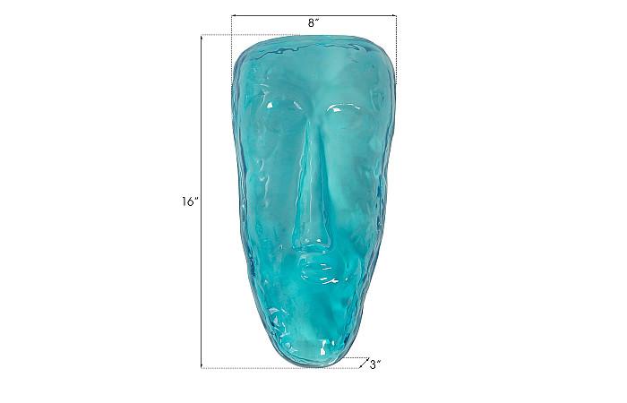 Glass Face Wall Tile, Blue