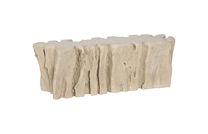 Freeform Root Bench, Roman Stone
