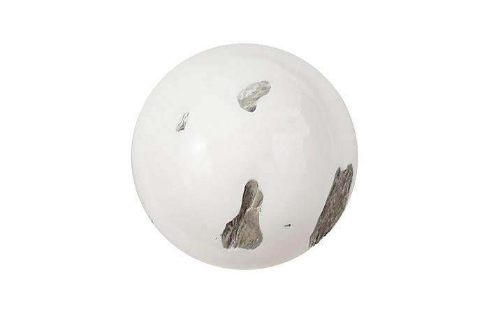 Cast Root Wall Ball, Resin, White, SM