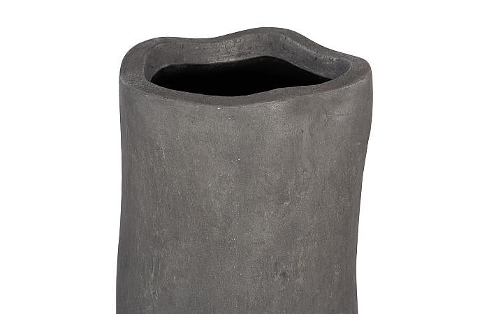 Organic Tall Vase, Gray