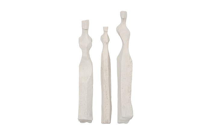 Cast Women Wall Art, Set of 3, Small, Roman Stone