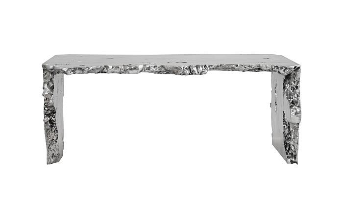Waterfall Desk, Silver Leaf