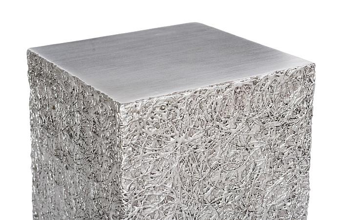 String Theory Pedestal, Silver Leaf, SM