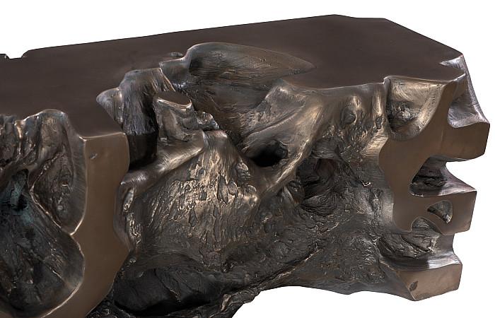 Freeform Bench, Bronze