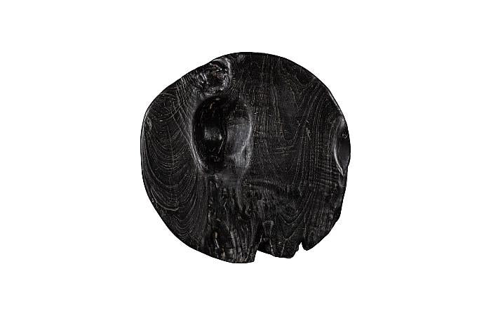 Black Wash Stool, Round