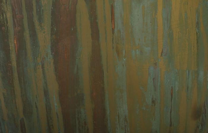 Wedge End Table, Lichen Finish