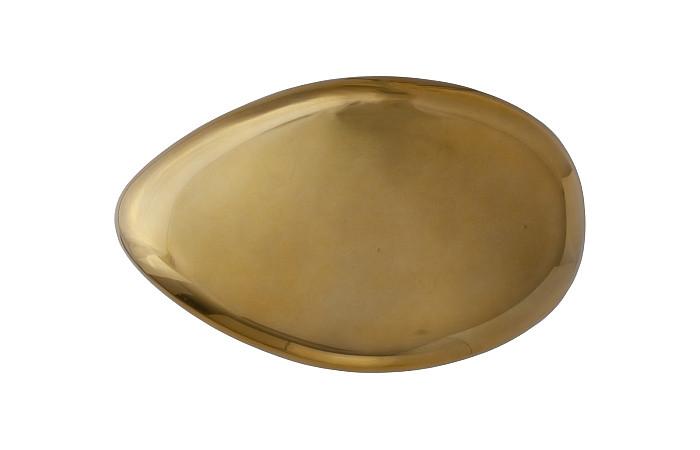 River Stone Coffee Table, Liquid Gold, Small