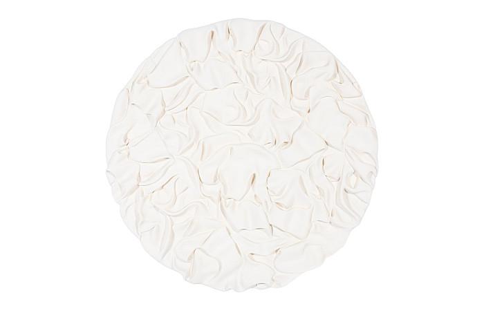 Drape Wall Art, White Stone